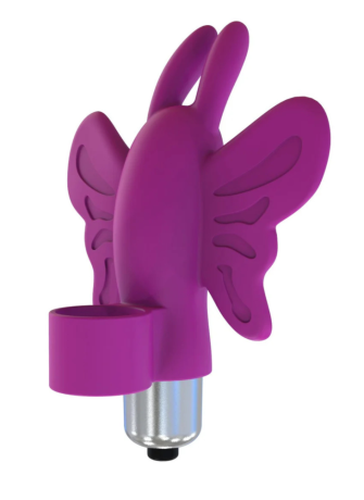 Doigt chinois vibrant papillon violet - VB051